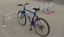 Bike scooter combination rack