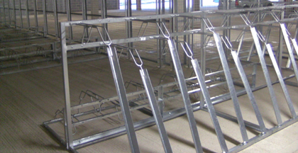 SEMI VERTICAL CYCLE RACKS